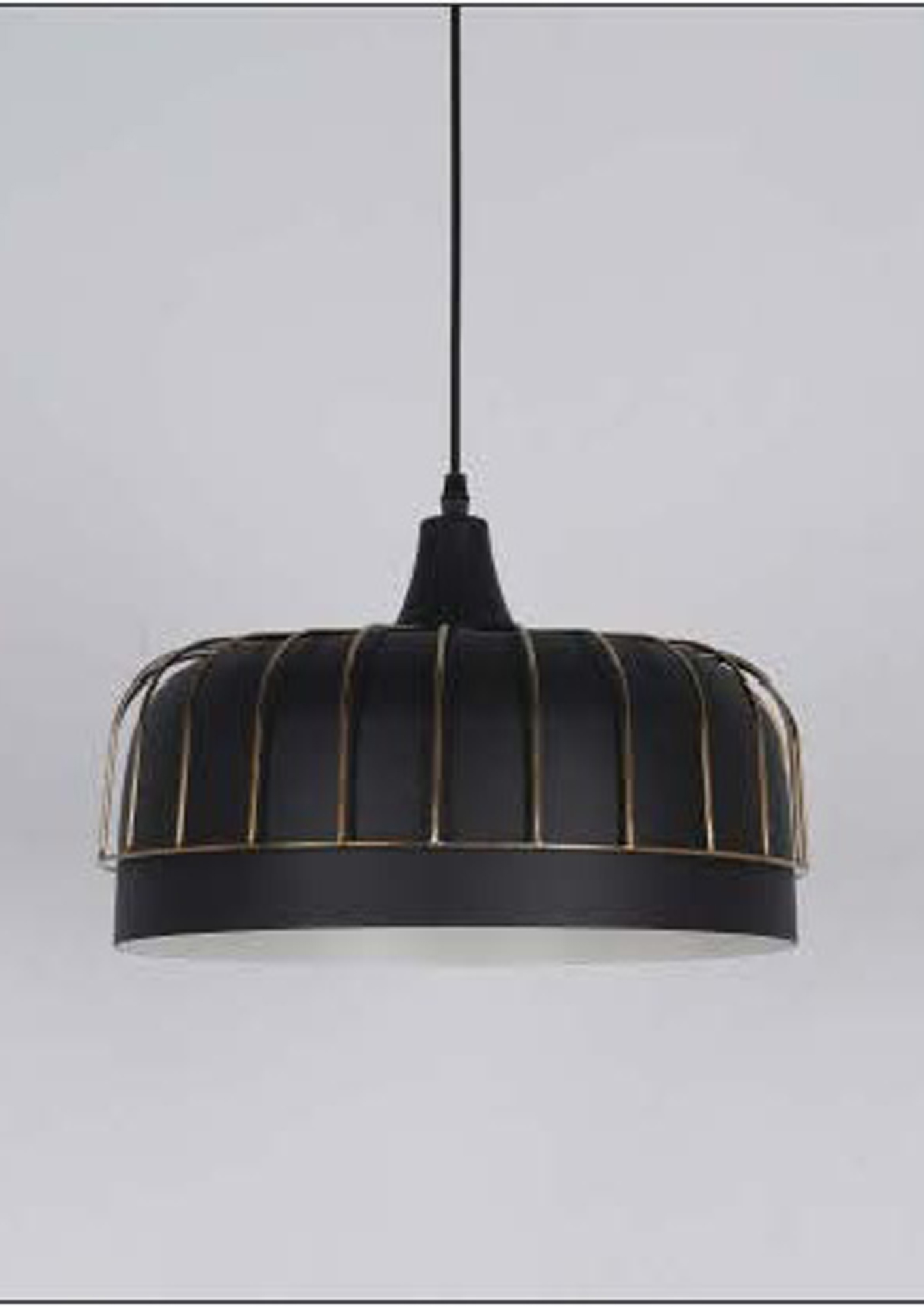 Beyond Lights - Black Dome Pendant- GL